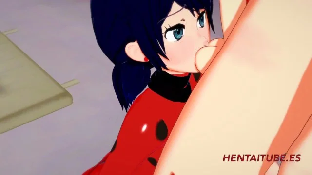 Anime Blowjob And Handjob - Miraculus Hentai - Lady Bug Handjob And Blowjob With Cum In Her Mouth Porn  Video