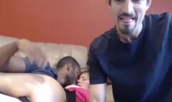 Cuckold Interracial Couple at Home