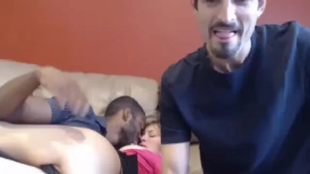 Interracial Cuckold Couple - Cuckold Interracial Couple At Home Porn Video
