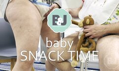 Baby snack time