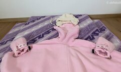 Fleece bitchsuit slave