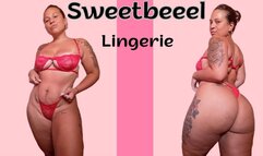 Trying on my lace lingerie