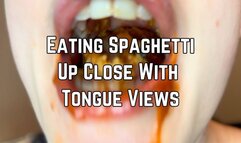 Phoenix Bates Eats Spaghetti Messily With Mouth Open 4k HD | ASMR | Mukbang | Messy Eating | Tongue Views | Open Mouth Chewing | Drinking Water | Burping