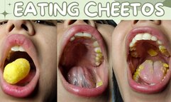 Eating Cheetos