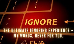The NLP toolbox: The Ultimate Ignoring Experience – My Words, Never for You