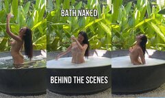 Jungle bath naked - behind the scenes