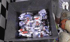Crushed Soccerballs goes Shredder