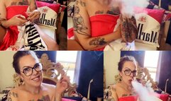 Power Smoking - Darkside - Chain smoking Marlboro reds in the morning wrapped in a towel