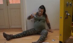 COMMANDO GIRL IN BIG TROUBLE-I GIVE BIRTH TO A DEMON!