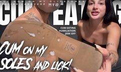 CUM ON MY SOLES AND LICK