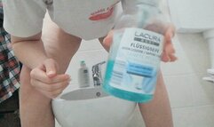 I wash my hands with piss, I fart and in the end I'm about to get caught!