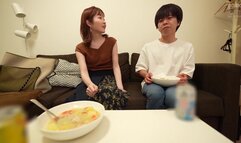 HAWA-343 An Amateur Wife Is Given One Condom At The Home Of An Ordinary College Student, But Is Not Satisfied With Just One Condom And Allows Him To Cum Inside Her Twice During Her Stay. A Cute And Cunning Beautiful-breasted Wife Who Masturbates In The Co