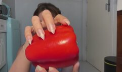 Nail Goddess scratching you during sex with natural nails, 12 min