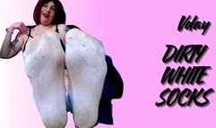 Lady Angela valentine's day very dirty smelly and stinkywhite socks lingerie tattooed goddess