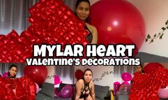 Mylar Heart for Valentine's Day