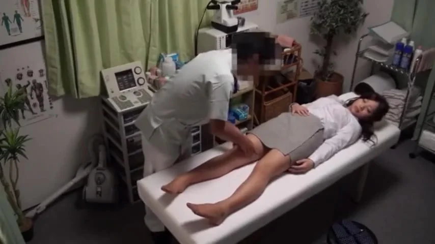 Japanese Teen Amazing Sex Harassed By Fake Chiropractic Porn Video image