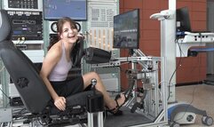 Josie Takes Her First Drive in the Simulator (MP4 - 1080p)