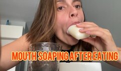 Mouthsoaping after eating