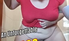 An Unforgettable Pee: Curvy BBW Beauty in Action