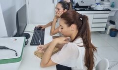 CUTE GIRLS KISSING Part 1 By MIUK AND ANITHA THOPSON CAM BY DANI FULL HD