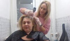 bleaching my friend kendra hair