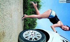 Sandra Jayde 13-06-24 I like to be a slut outdoors and show my ass in a mini skirt