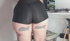 I keep farting a lot in short leggings perfect ass
