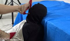 CRISTINA ORDERING SLAVE HER SHOES AND FEET TO SHOW HIM THAT SHE IS CHARGE