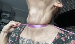 Erotic play with my throat