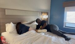 Trapped him into My forward facing footjob Starring @Footacular1