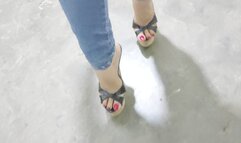 Stephanie sexy high heels teasing