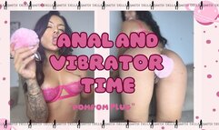 Anal and vibrator time