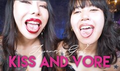 Japanese Girls' KISS and VORE ft Miss Mona