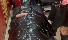 The Mummified CBT and tease session Part 2 of 8