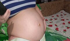 How my pregnant belly moves WMV