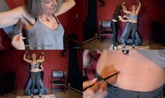 Buisness woman "Addi" tries tickling for the first time - Part 1