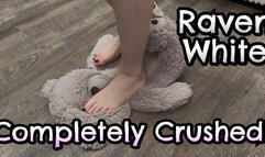 Stomping, Jumping, and Crushing Teddy Bear by Raven White