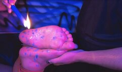 I Offer Candle Wax Play On Your Tied Feet