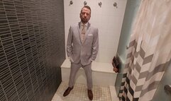 Soaking Down a Brand-New Full Suit With Dark Ale