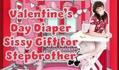 Valentines Day Diaper Sissy Gift for Stepbrother