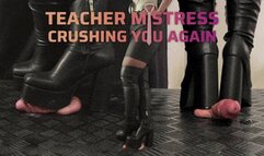 Your Teacher Mistress Crushing Your Cock Again and Again (Edited Version) - TamyStarly - Cock Balls Crush Trample, Shoejob, CBT, Trampling, Bootjob, Stomping
