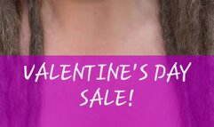 VALENTINE'S DAY SALE