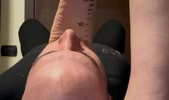 NO STOP 20 minutes DEEP FOOT GAGGING CHALLENGE