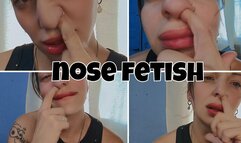 Nose fetish picked my nose a lot
