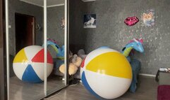 nacked riding on shosu beachball