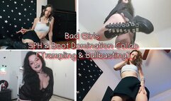 SPH & Boot Domination Collab [Trampling & Ballbusting] featuring Sage Eldritch & Delilah Dee SD