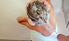 He Pee on Me when I wash my Hair helps me wetting Compilation few Videos