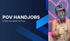 pov handjobs in new gas mask full face
