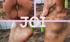 STEAMY EBONY FOOT FETISH JOI