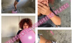 an intruding looners invades a place to explode their balloons